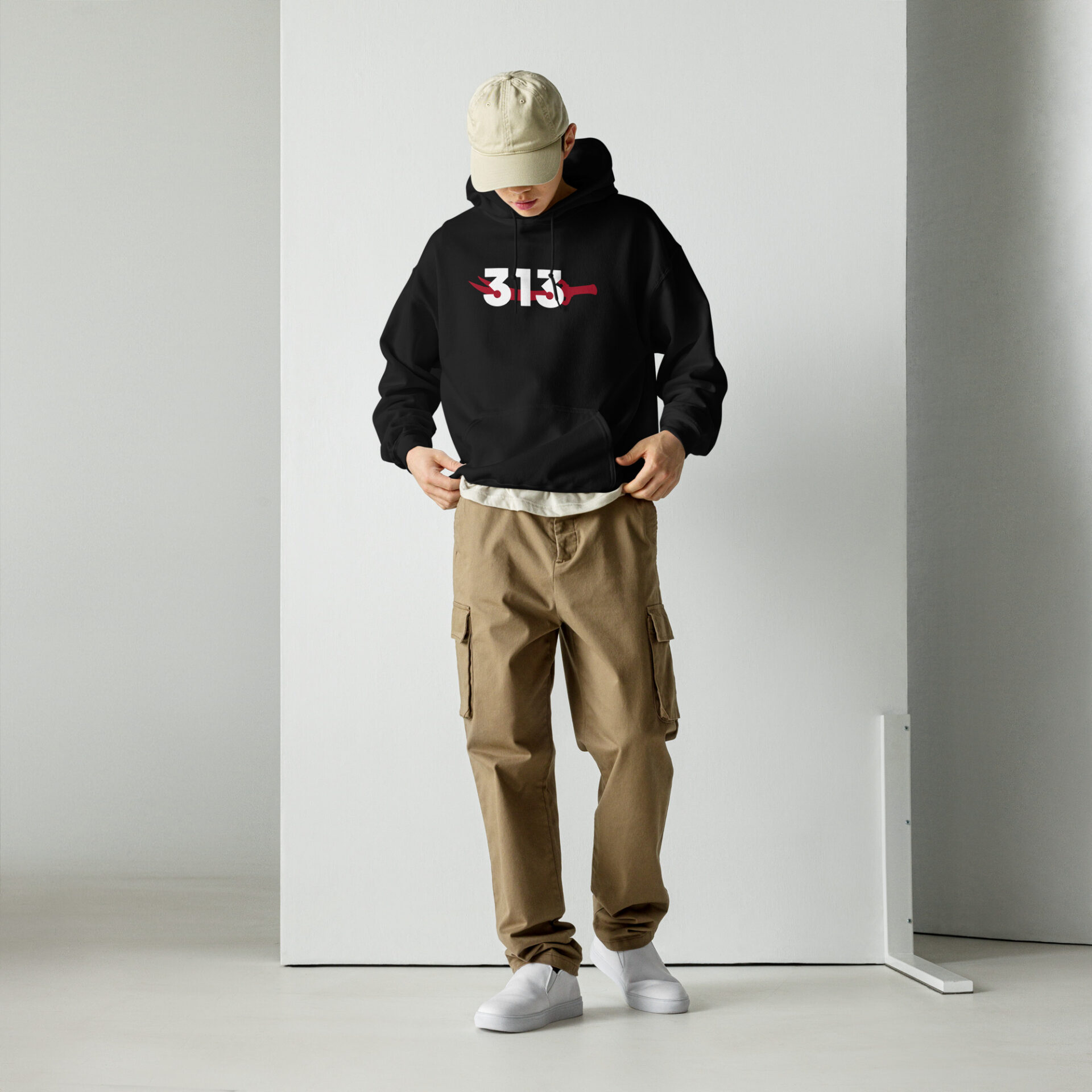 313 Hooded SweatShirt 4 313 Hooded SweatShirt - Image 4
