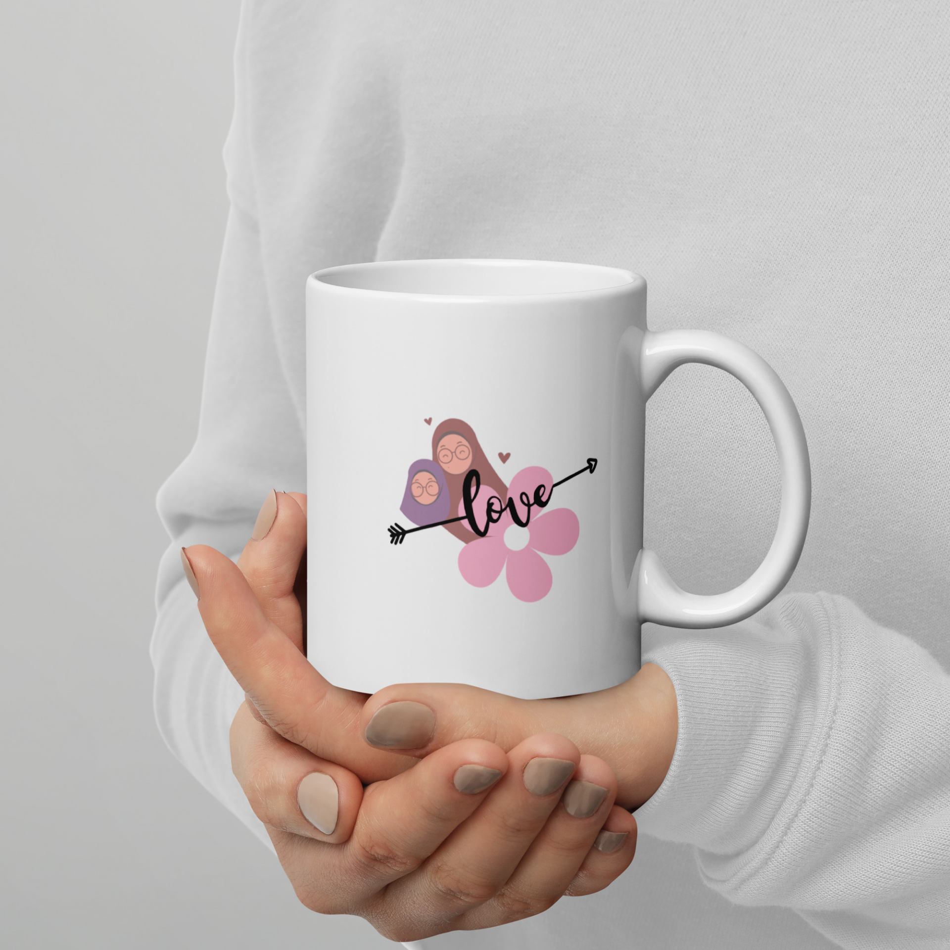 Love White Mug 7 Love White Mug - Image 7
