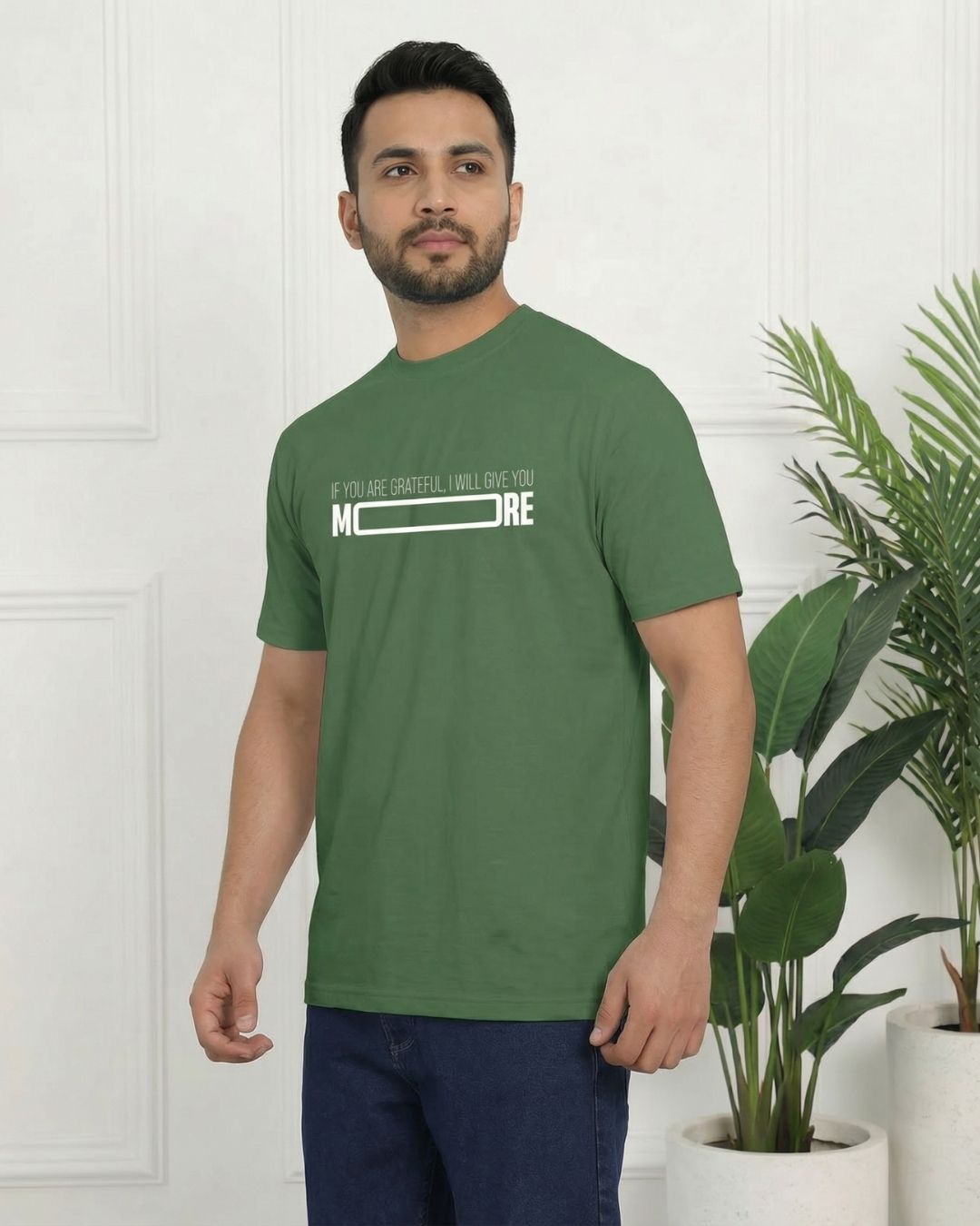 Greatfull Half Sleeve Islamic T-Shirt 1 Greatfull Half Sleeve Islamic T-Shirt