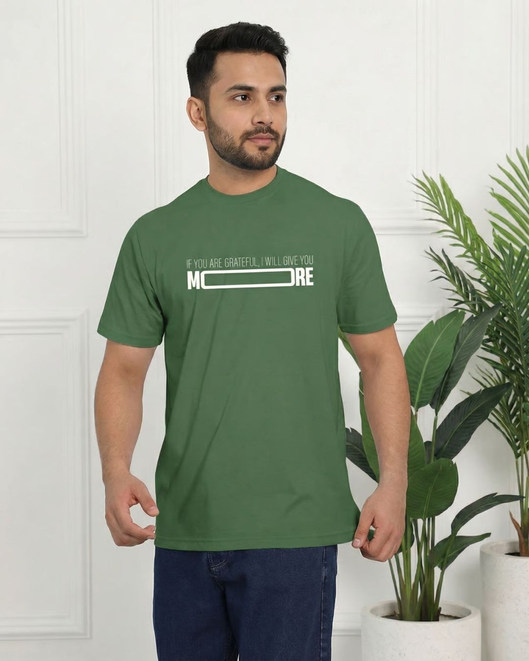 Greatfull Half Sleeve Islamic T-Shirt 4 Greatfull Half Sleeve Islamic T-Shirt - Image 4