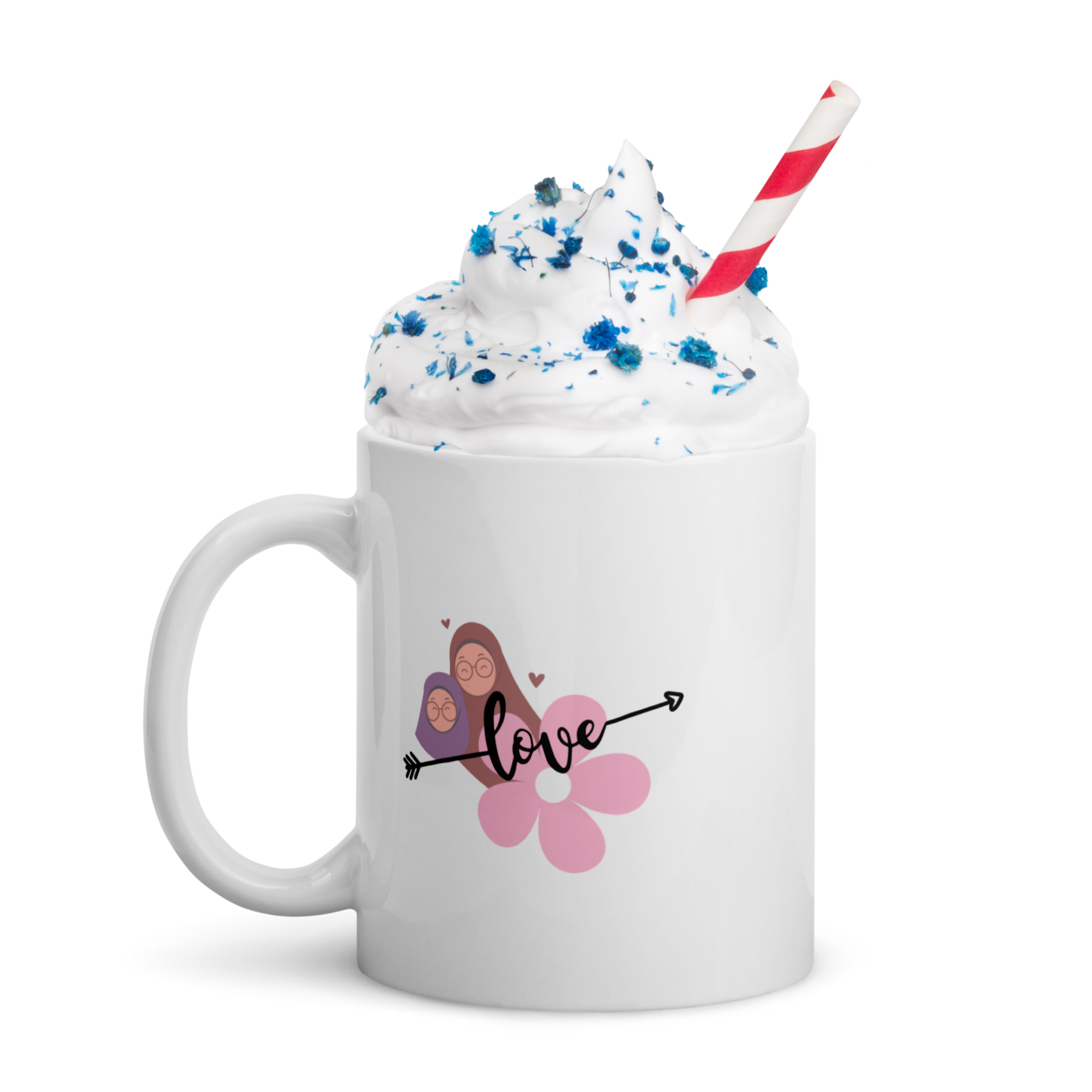 Love White Mug 4 Love White Mug - Image 4