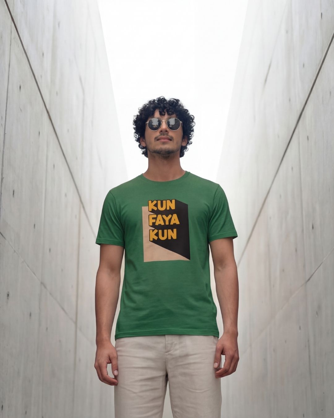 Kun Faya Kun Half Sleeve Islamic T-Shirt 4 Kun Faya Kun Half Sleeve Islamic T-Shirt - Image 4