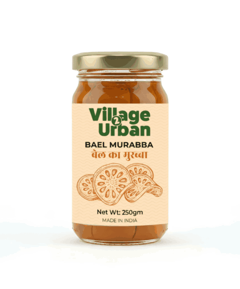Bael Murabba 250g | Traditional Recipe | No Added Preservatives | Digestive Wellness | Glass Jar