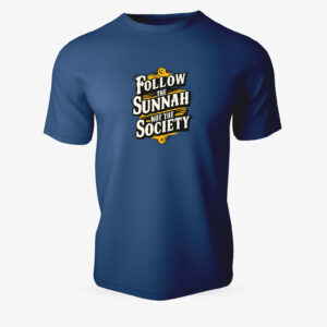 FOLLOW SUNNAH  Half Sleeve Islamic T-Shirt