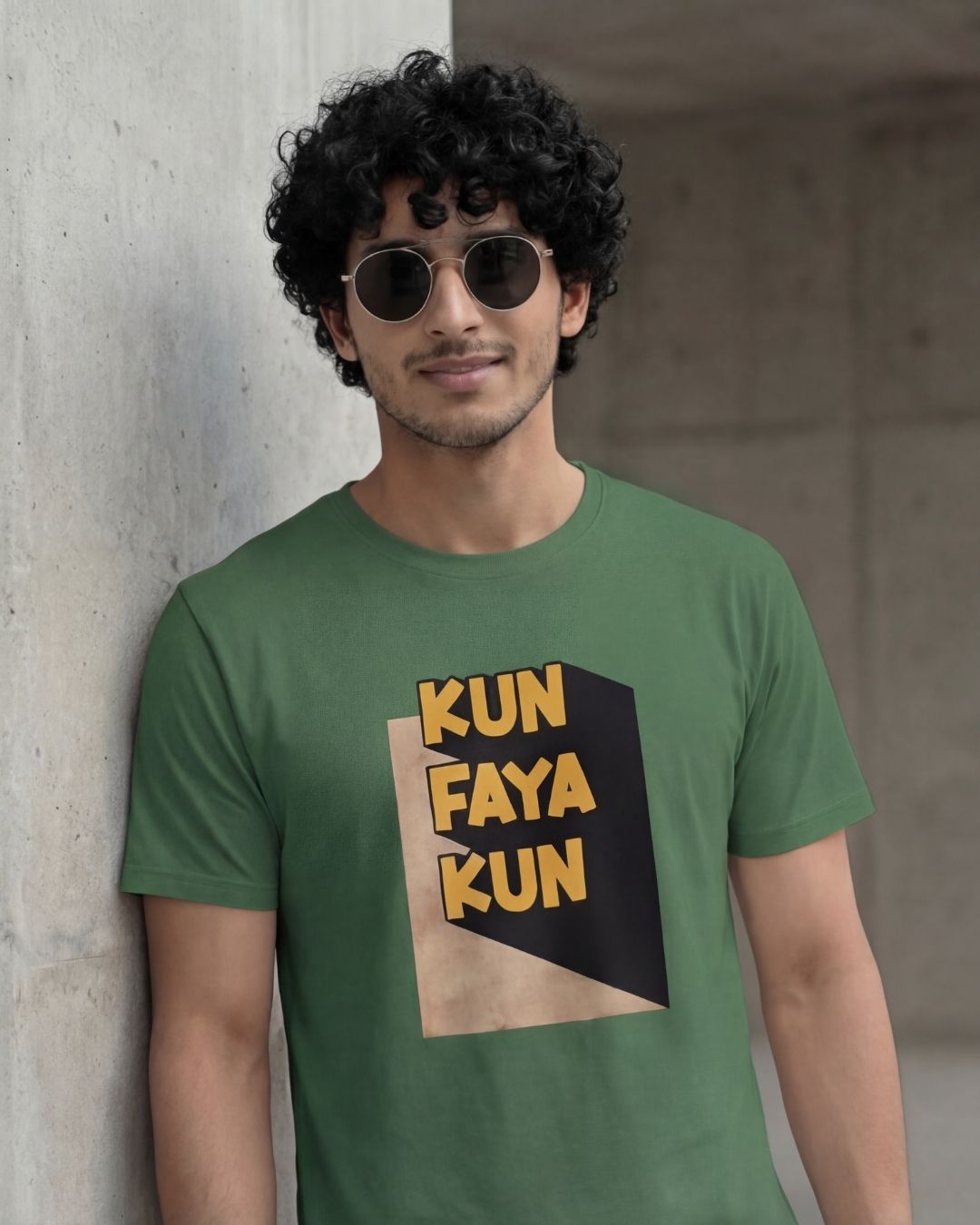 Kun Faya Kun Half Sleeve Islamic T-Shirt 2 Kun Faya Kun Half Sleeve Islamic T-Shirt - Image 2