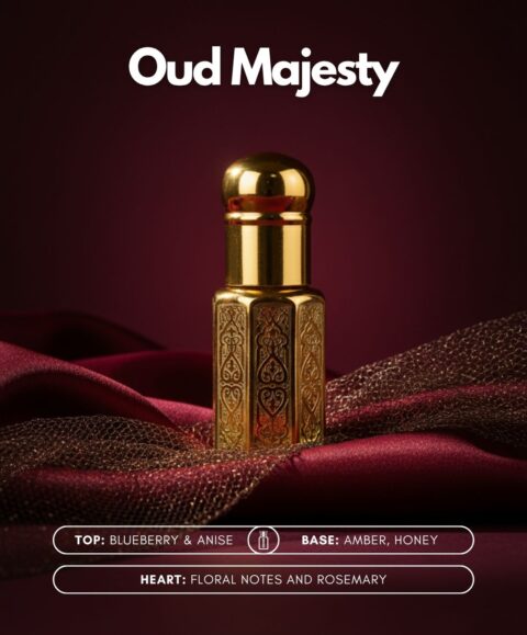 Oud Majesty Roll-On Attar (Premium Wooden Box, 6ml)