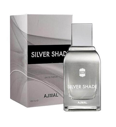 Ajmal Silver Shade Eau De Parfum for Men | Long Lasting Fresh Citrus Woody Fragrance | Premium Perfume Spray 100ml