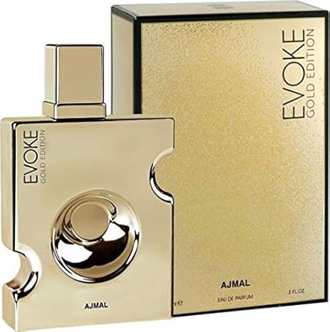 Ajmal Evoke Gold Edition Eau De Parfum for Women | Long Lasting Floral Fruity Fragrance | Premium Perfume Spray 90ml