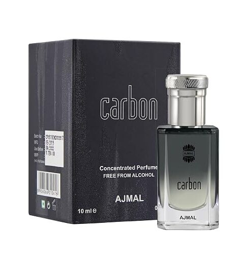 Ajmal Carbon Eau De Parfum for Men | Long Lasting Woody Aromatic Fragrance | Premium Perfume Spray 100ml