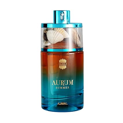 Ajmal Aurum Summer Eau De Parfum for Men & Women – Refreshing Tropical Luxury Perfume (75ml)
