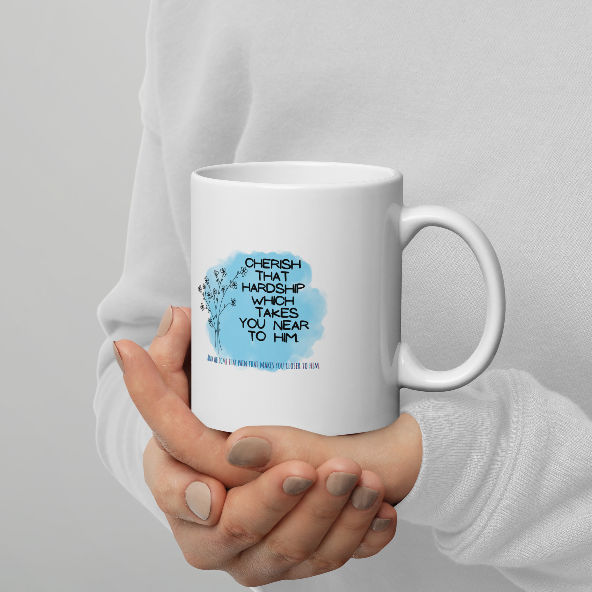 Hardship White Mug 3 Hardship White Mug - Image 3
