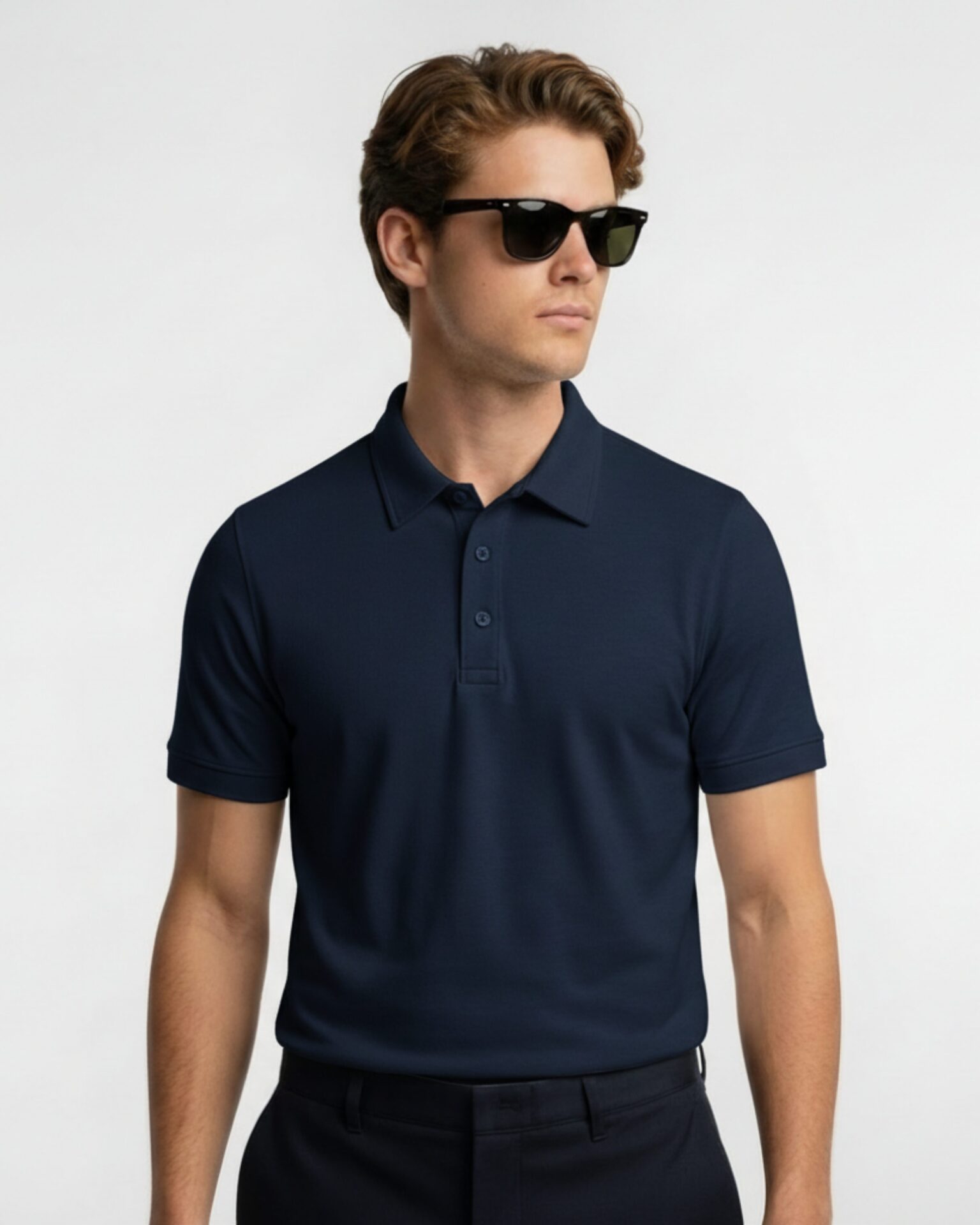Mars Polo Half Sleeve Navy Blue T-Shirt 1 Mars Polo Half Sleeve Navy Blue T-Shirt