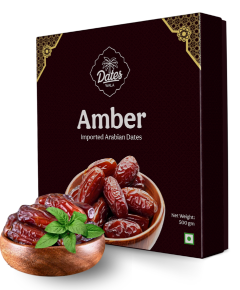 Premium Amber Dates - Sweet and Nutritious Delight (500gm)