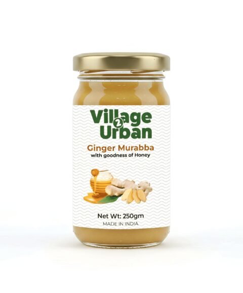 Ginger Murabba 250g | Honey Sweetened | Authentic Ginger Preserve for Daily Health