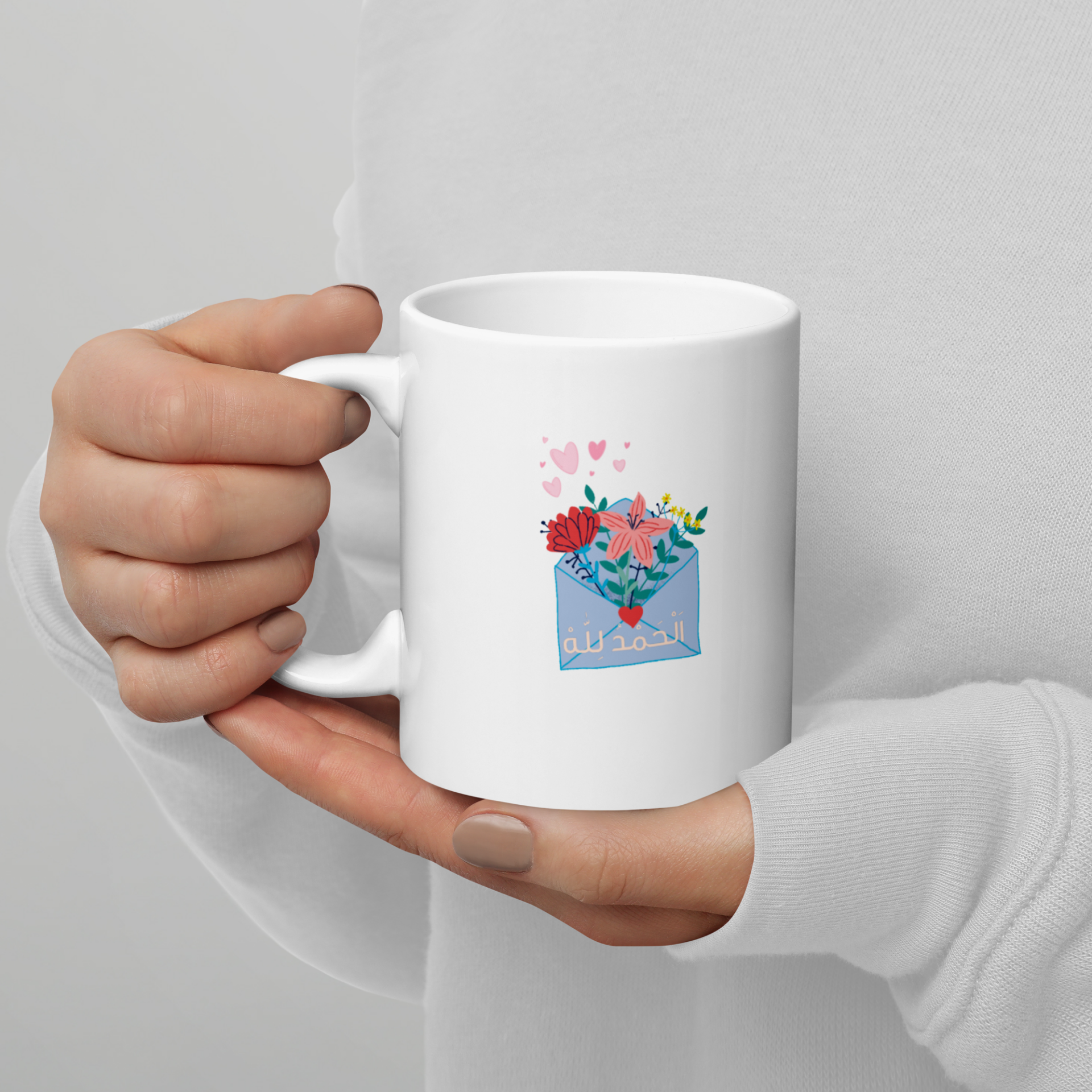 Alhamdullilah White Mug 1 Alhamdullilah White Mug