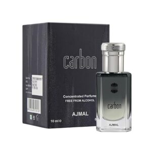 Ajmal Carbon Eau De Parfum for Men | Long Lasting Woody Aromatic Fragrance | Premium Perfume Spray 100ml