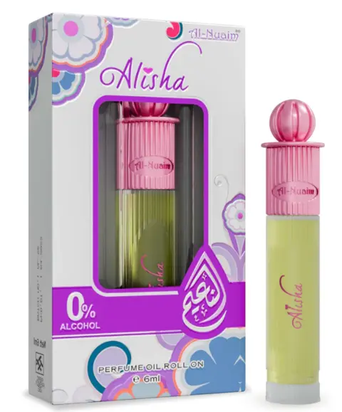 Al-Nuaim Alisha Roll On – 6ml (Alcohol Free Attar)
