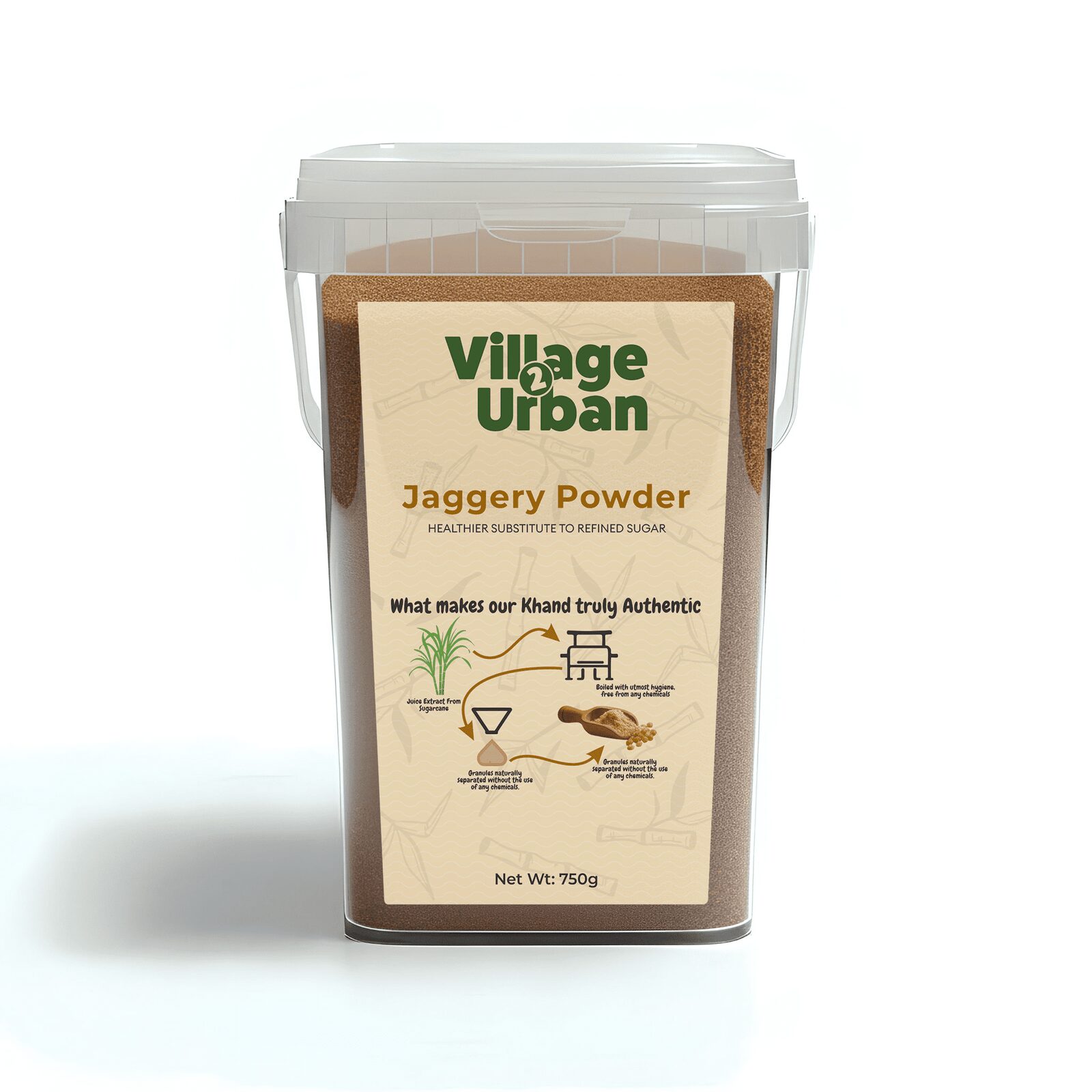 Jaggery Powder | Pure Cane Jaggery | Refined Natural Sweetener 2 Jaggery Powder | Pure Cane Jaggery | Refined Natural Sweetener - Image 2