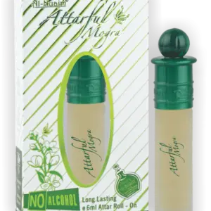 Al-Nuaim Attarful Mogra Attar Roll On – 6ml (Alcohol Free Attar)