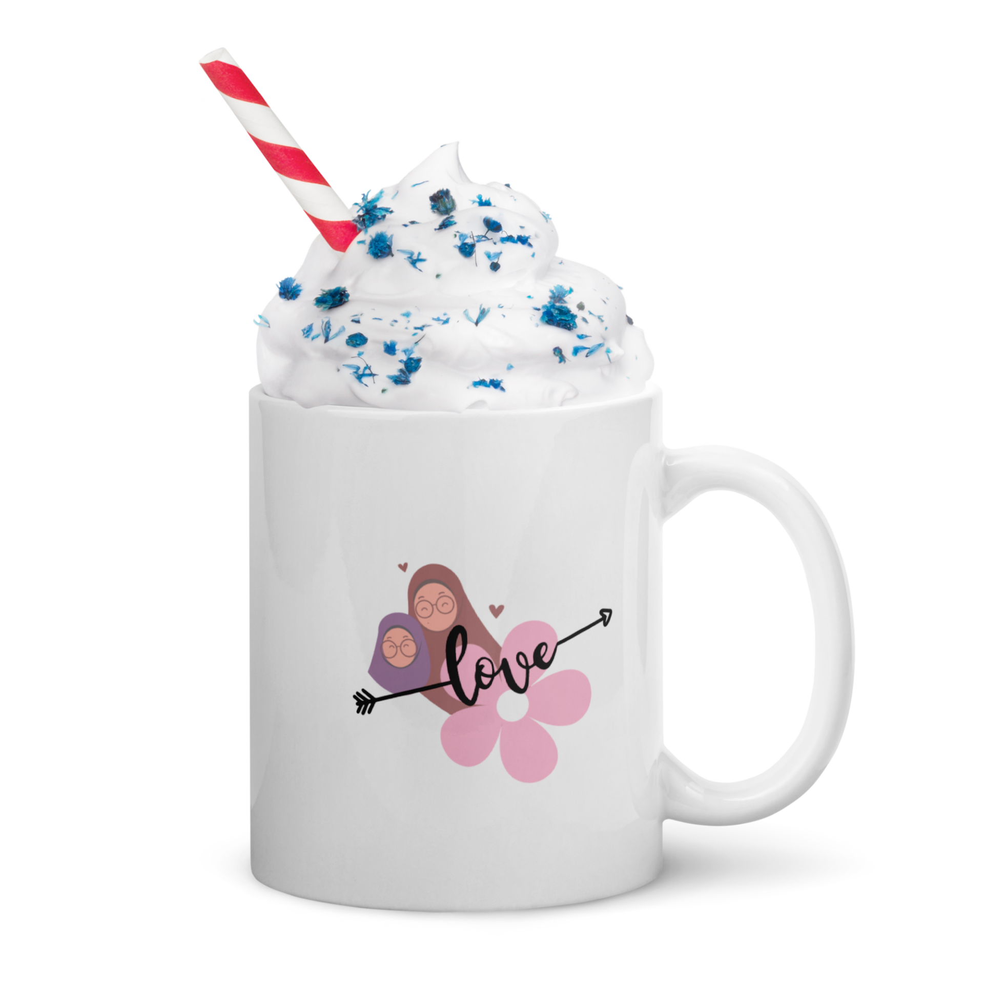 Love White Mug 2 Love White Mug - Image 2