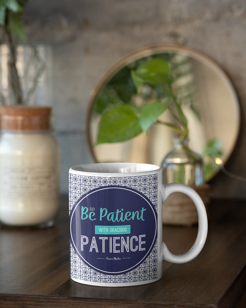 Gracious Patience White Mug 1 Gracious Patience White Mug