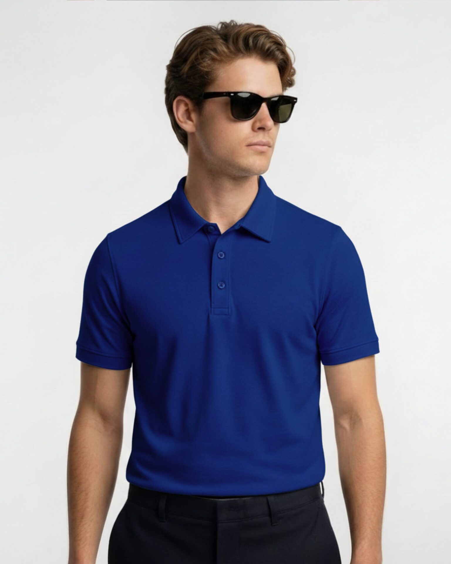 Mars Polo Half Sleeve Royal Blue T-Shirt 1 Mars Polo Half Sleeve Royal Blue T-Shirt