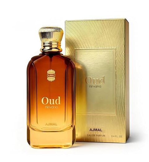 Ajmal | Oud Nirvana - 100 ml | Unisex Eau De Parfum | Premium Perfume | Scent Spray | Long Lasting Perfume for Men & Women | Woody Oud, Smoky & Amber | Gift for Men & Women