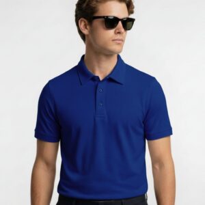 Mars Polo Half Sleeve Royal Blue T-Shirt