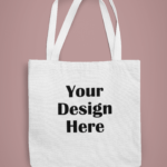 Customised White Canavas Bag