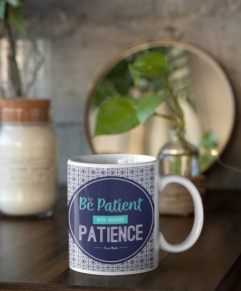 Gracious Patience White Mug