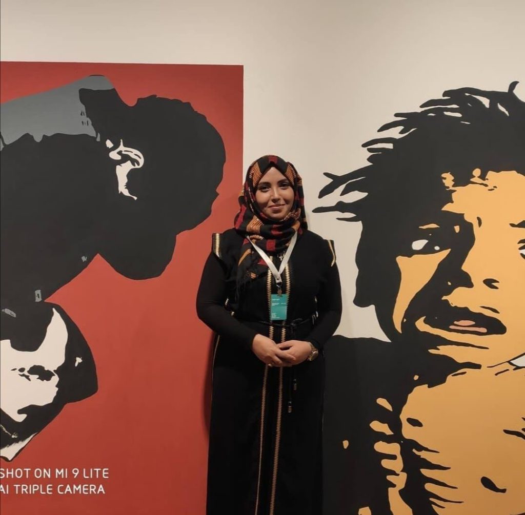 Meet Haifa, the street artist who resists Yemen's oppression through her art 7 Haifa Subay in Singapore Art Museum