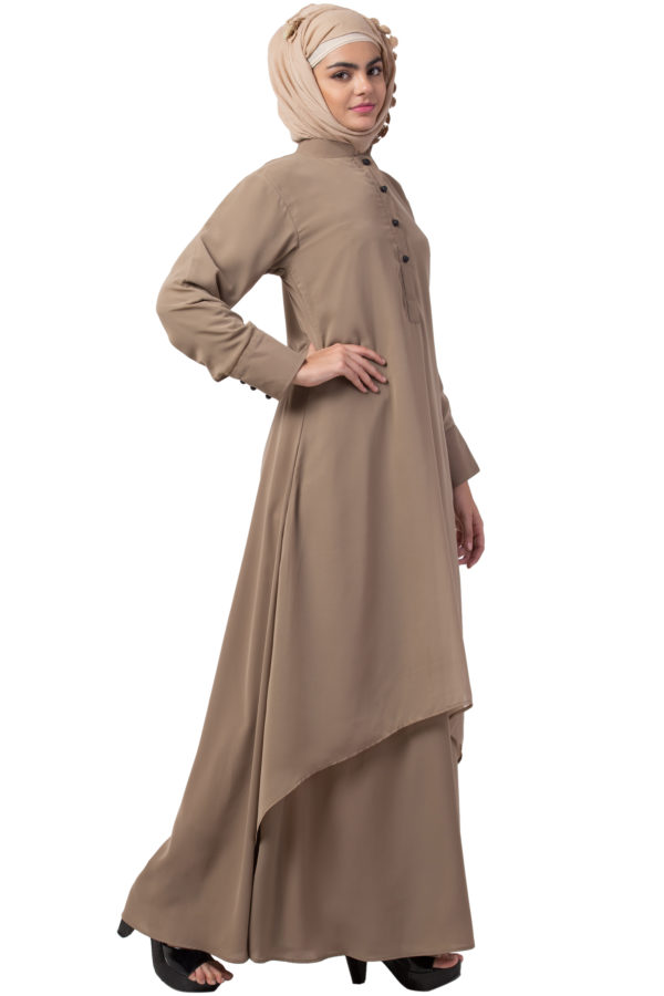 Arch Casual  Beige Abaya - Image 4