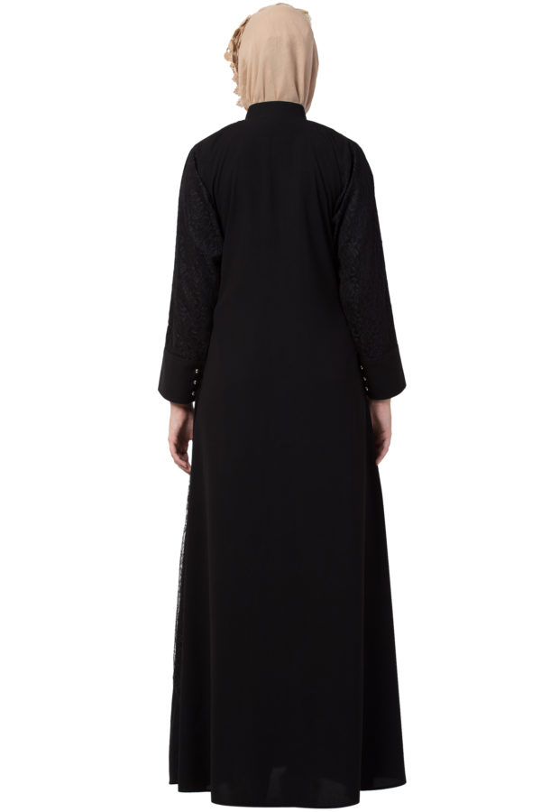 Arch Casual  Black Abaya - Image 5