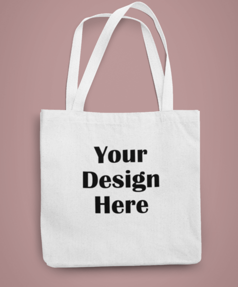 Customised White Canavas Bag
