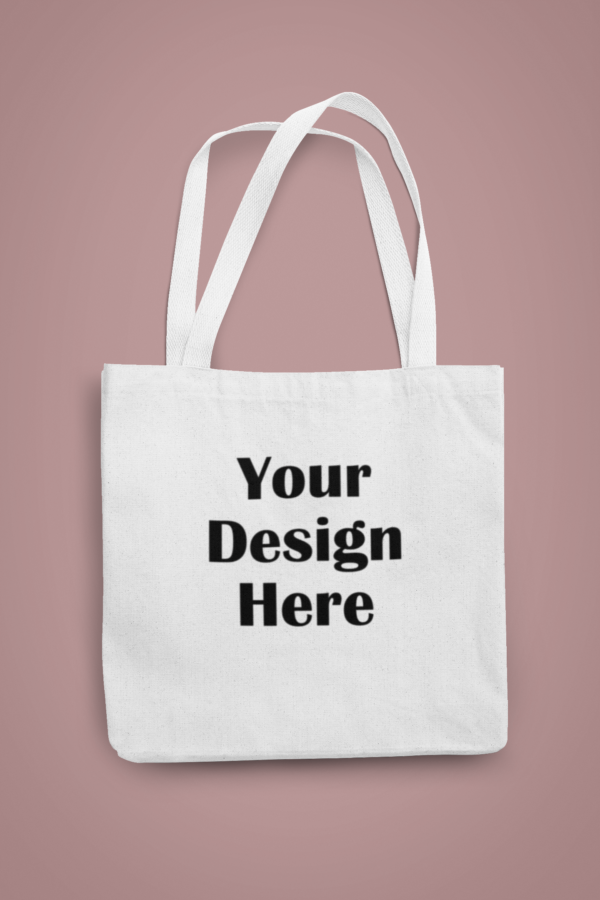 Customised White Canavas Bag
