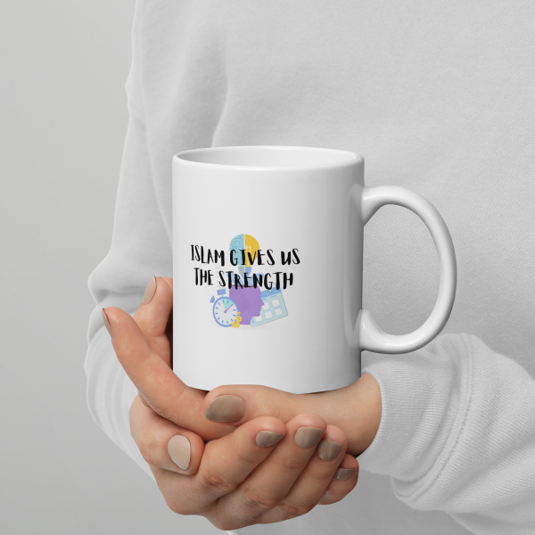 Strength White Mug - Image 7