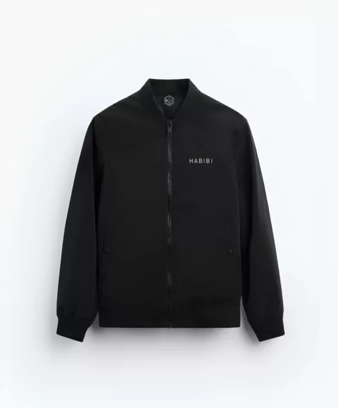 HABIBI MINIMAL Black Bomber Jacket