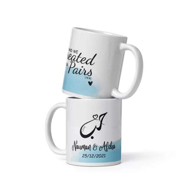 Created You In Pairs Blue Mug - Image 14