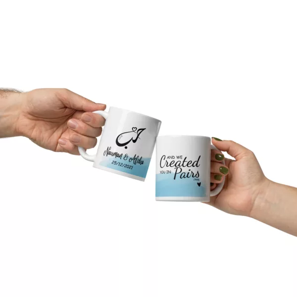 Created You In Pairs Blue Mug - Image 13