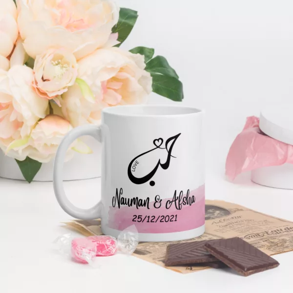 Created You In Pairs Pink Mug - Image 6