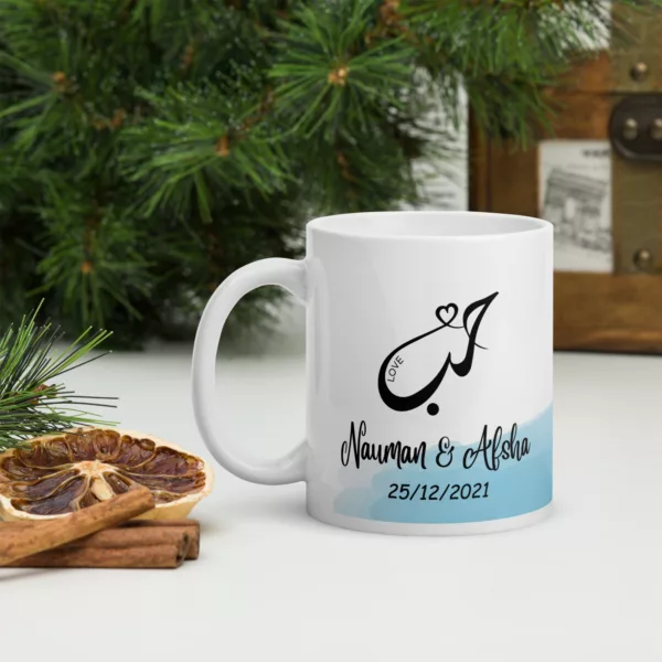 Created You In Pairs Blue Mug - Image 10