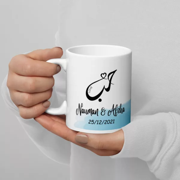 Created You In Pairs Blue Mug