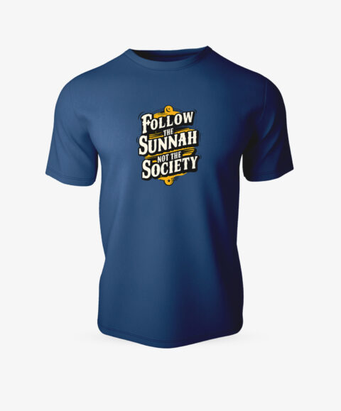 FOLLOW SUNNAH  Half Sleeve Islamic T-Shirt