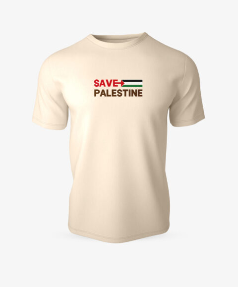 SAVE PALESTINE  Half Sleeve Islamic T-Shirt