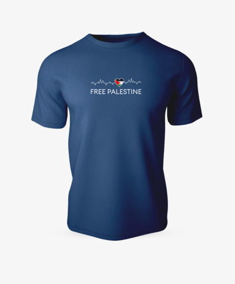Free Palestine Half Sleeve Islamic T-Shirt
